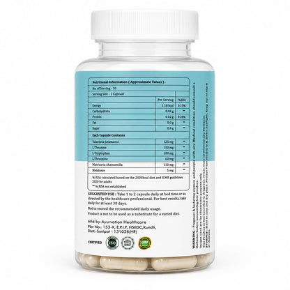 AVW Sleep Plus Ayurvedic Capsules – 60 Capsules | Advanced Herbal Night Support for Relaxation, Calm Mind & Restful Wellness