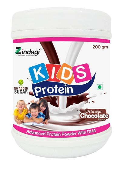 Zindagi Kids & Adult Protein Powder - Natural Health Supplement - Sugar Free Powder (Combo Pack)