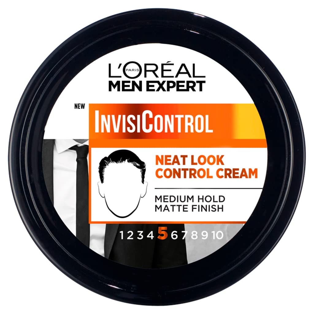 L'Oreal Men Expert Invisi Control No. 5 Neat Look Clear Cream For Medium Hold matte Finish 150 ml