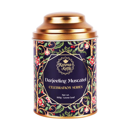 Karma Kettle Darjeeling Muscatel Black Tea Whole Leaf - 100 gm