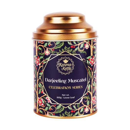 Karma Kettle Darjeeling Muscatel Black Tea Whole Leaf - 100 gm