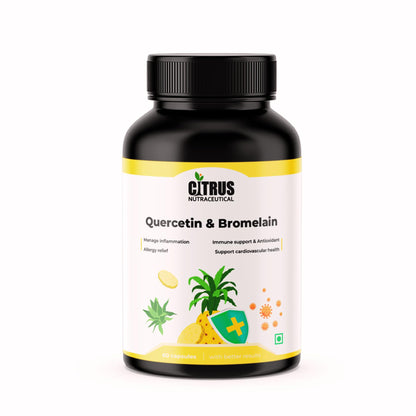 CITRUS NUTRACEUTICAL Quercetin 400mg with Bromelain 75mg Capsules