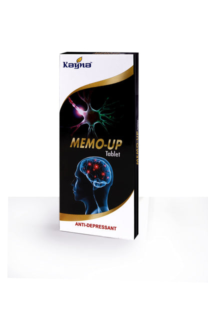 Kayna Memo Up Syrup + Tablet Combo with Jyotishmati, Brahmi & Ashwagandha – Pack of 2