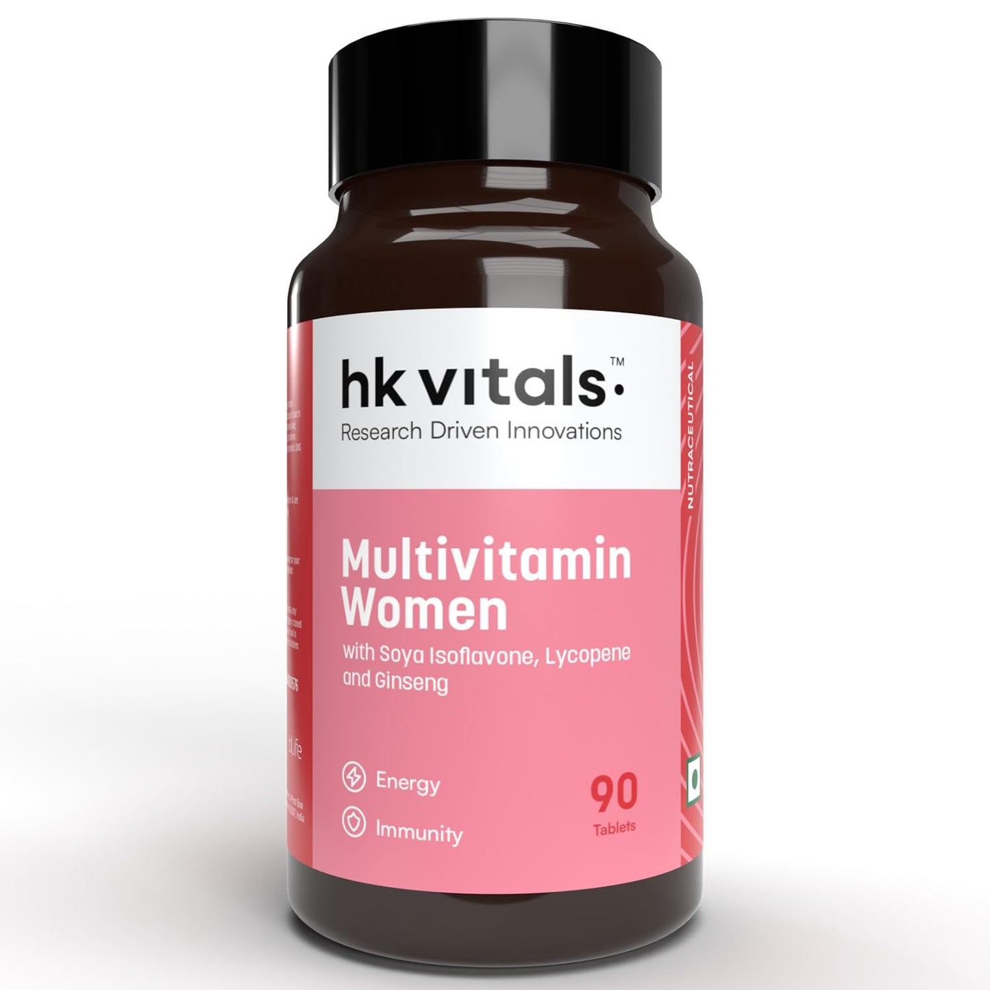 HealthKart hk vitals Multivitamin For Women (90 Tablets) | Zinc, Vitamin C, Vitamin D, Multiminerals & Ginseng Extract