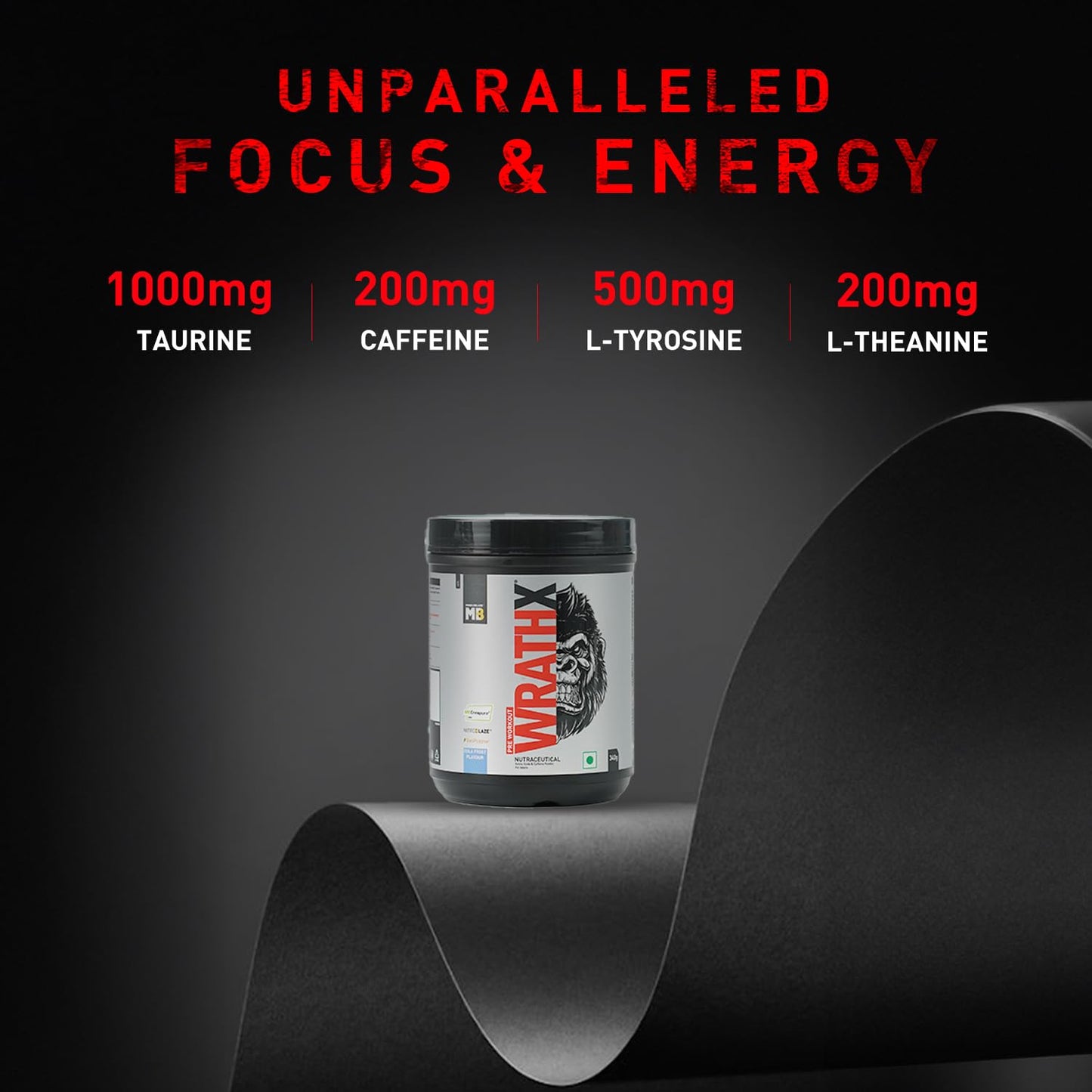 MuscleBlaze Pre Workout Wrathx With Creapure,Nitroblaze & Bioperine (Co- image 8