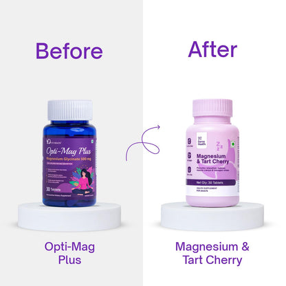 Dame Health Magnesium & Tart Cherry | Sleep & Recovery Tablets | Magnesium Glycinate 100% RDA, Tart Cherry & Zinc | Improve Sleep Quality, Reduce Muscle Cramps & Daily Stress | 30 Tablets, 30 Days
