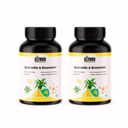 CITRUS NUTRACEUTICAL Quercetin 400mg with Bromelain 75mg Capsules
