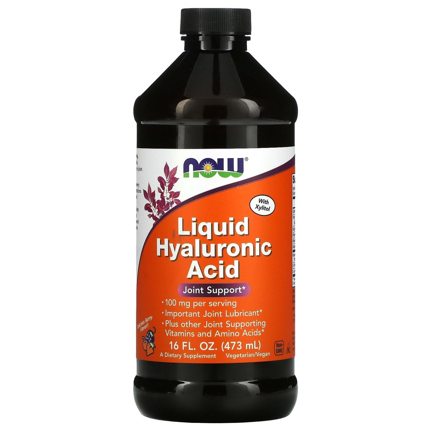 Liquid Hyaluronic Acid Joint Support Now Foods, 16 Oz
