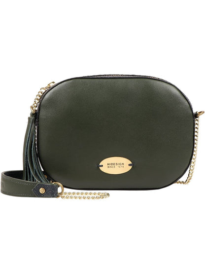 Hidesign Women Sling Bag (Green)