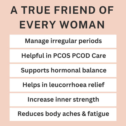 VEDIC ROOTS Ayurvedic Nari Prabha Women Health Care Syrup|PCOS PCOD & Irregular Periods Balance Tonic/Supplement|Leucorrhoea,White Discharge,Periods Pain & Body Ache Relief Medicine - 500 ML