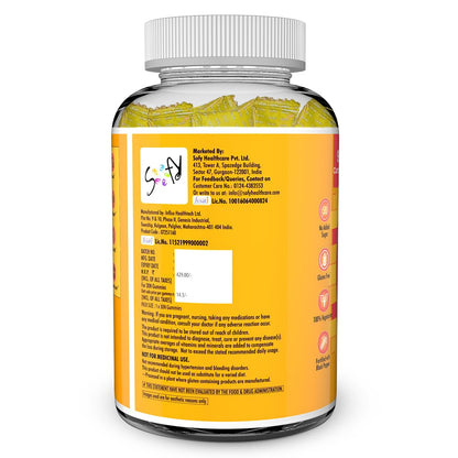NATURYZ Turmeric + Ginger Gummies – Lung detox Supplement with 95% Curcumin & Piperine | Powerful Joint, Immunity, Respiratory & Inflammation Support | High Absorption Formula with Curcuma Longa Extract | Vegan, Non-GMO, 30 Gummies (Mix Fruit Flavour)