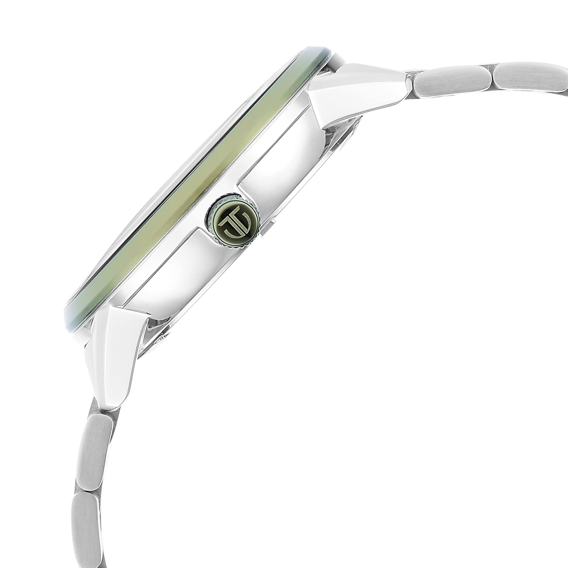 Titan Urban Magic Green Dial Quartz Multifunction Stainless Steel Strap- image 2