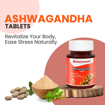 Baidyanath Ashwagandha 60 Tablets for General Wellness | Helps Release- image 8