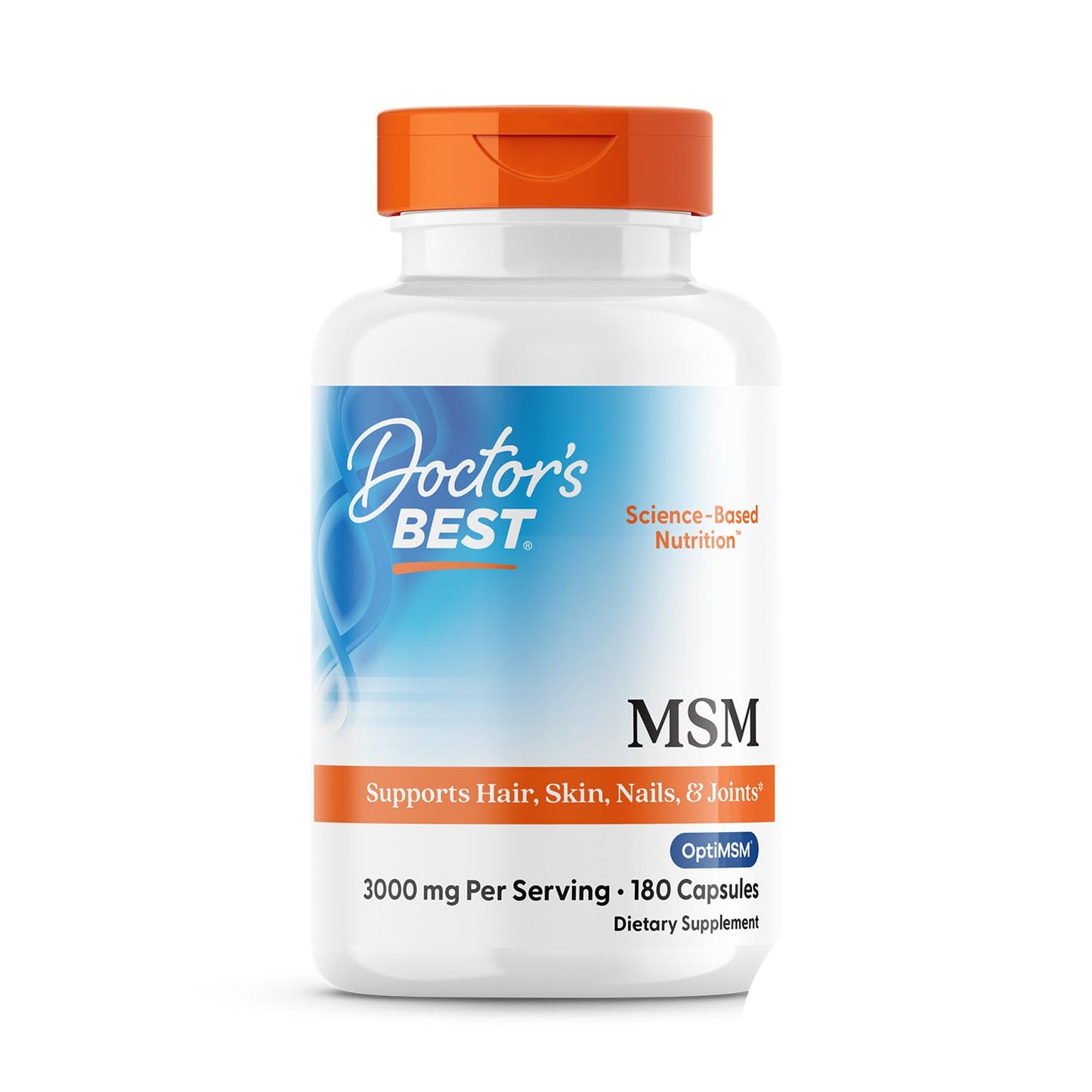 Doctor's Best MSM 1000 mg, 180-Capsules