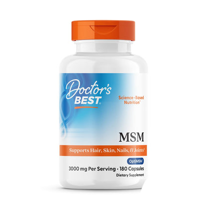 Doctor's Best MSM 1000 mg, 180-Capsules