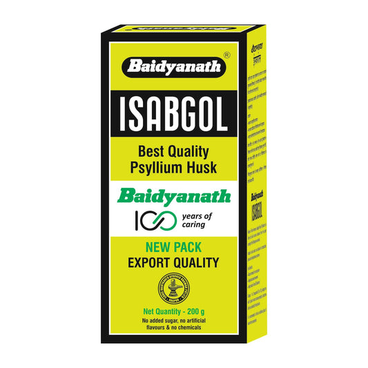 Baidyanath Isabgol - Psyllium Husk Powder - 200gm | Effectively Relieves Constip