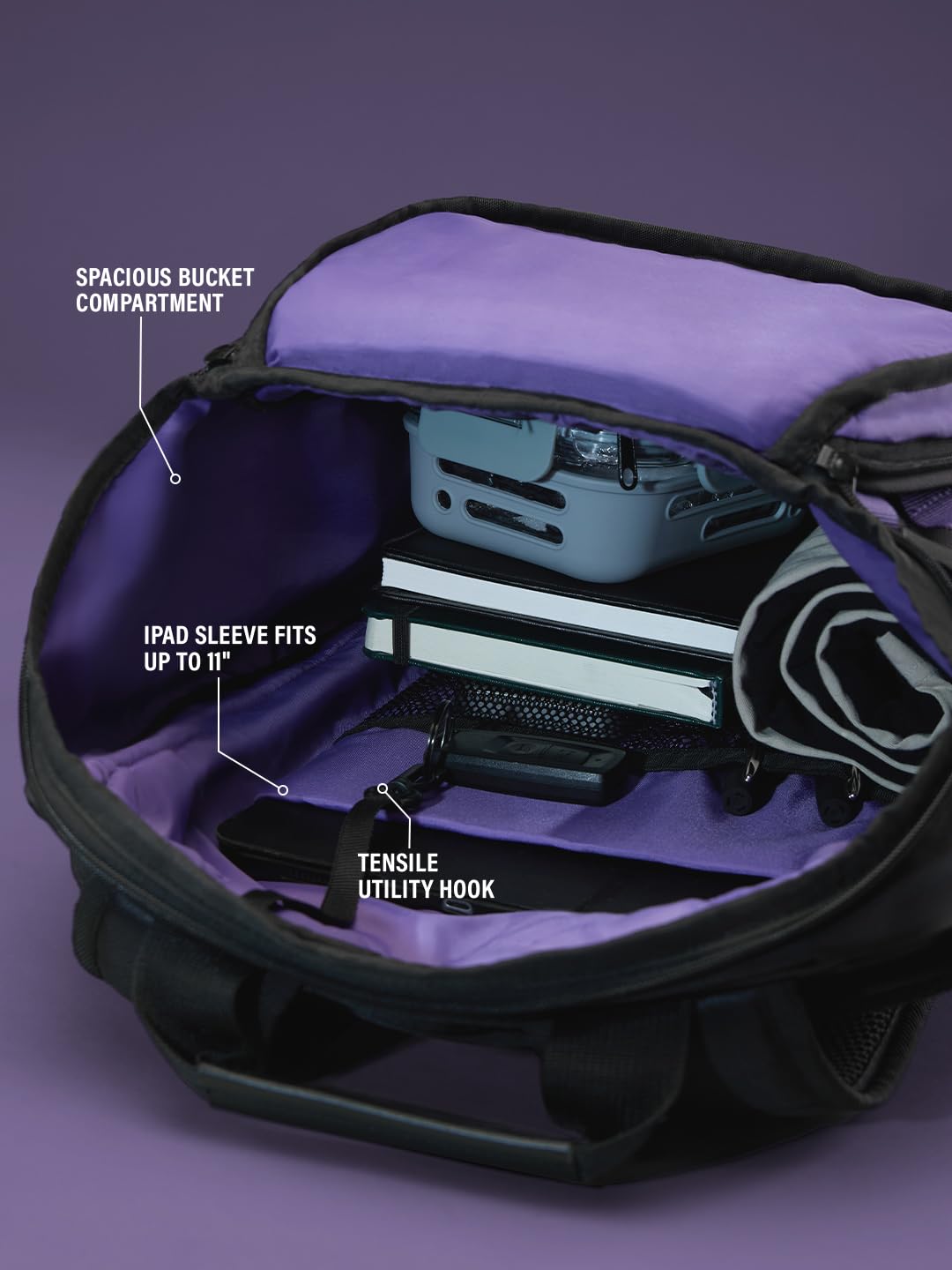 The Souled Store Marvel Black Panther: Tactical Backpack | 22L Laptop Bag (Fits 16 Inch) | Water-Resistant Polyester with Reflective Badge & Luggage Strap