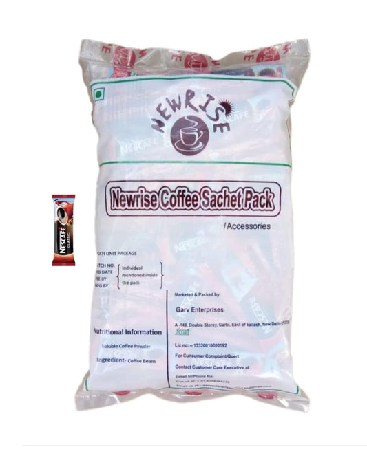 New Rise Coffee Sachet 500 Pcs | Instant Coffee Sachet