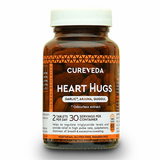 Cureveda Herbal Heart Hugs - 60 Tablets