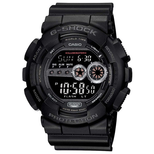 Casio G-Shock Digital Black Dial Men's Watch-GD-100-1BDR (G310)