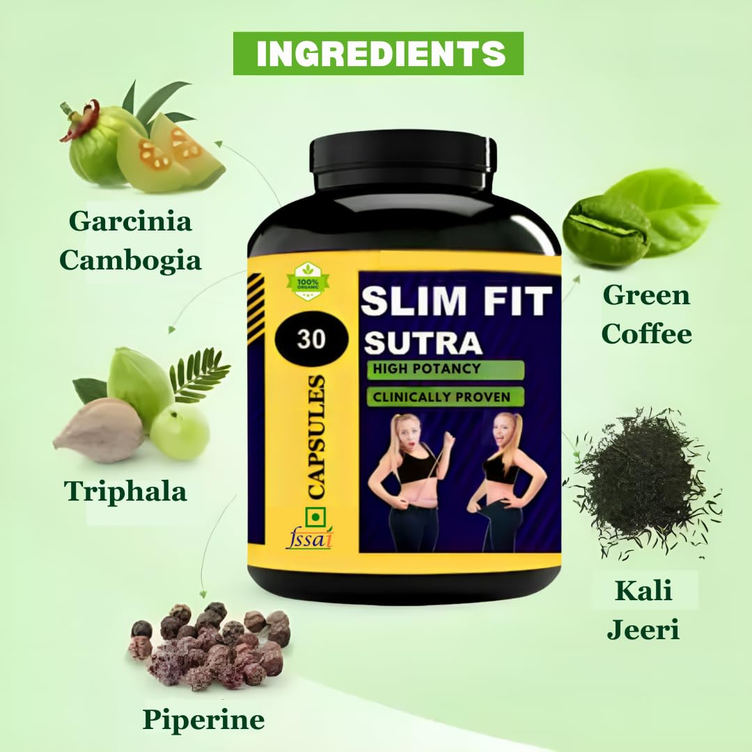 VITARA HEALTHCARE Slim Fit Sutra Herbal Medicine for Fat Loss