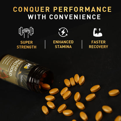 Koshaveda Shilajit Pro Gold by MuscleBlaze (60 Tablets) | Fortified wit- image 6