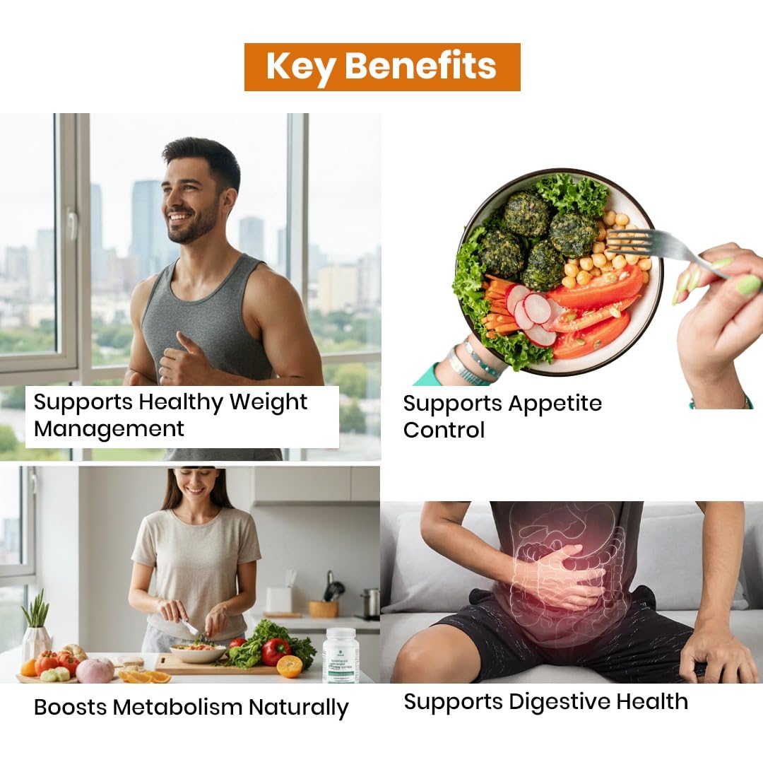 Organic Garcinia Cambogia Powder | Pure Natural Herbal Supplement | Supports Healthy Weight Management & Metabolism | Vegan, Non-GMO | 100g