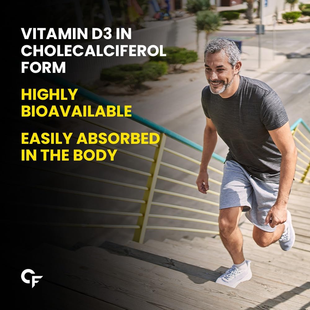 Carbamide Forte Vitamin D3 2000IU | Vitamin D Tablets | D3 supplement - Cholecalciferol for Bone & Immune Health | Vitamin D3 Tablets for Women & Men | Raspberry Flavour - 90 Tablets