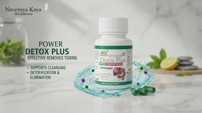 Naveenya Kaya Healthcare Power Detox Plus Capsule - Promotes Optimal Hormonal Balance in Both Genders