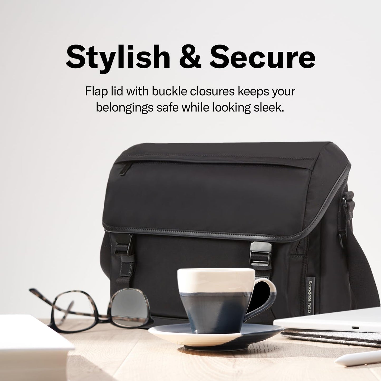 Samsonite Red Ellewood Messenger Bag 26 Cms Brown Nylon Premium Messeng- image 6