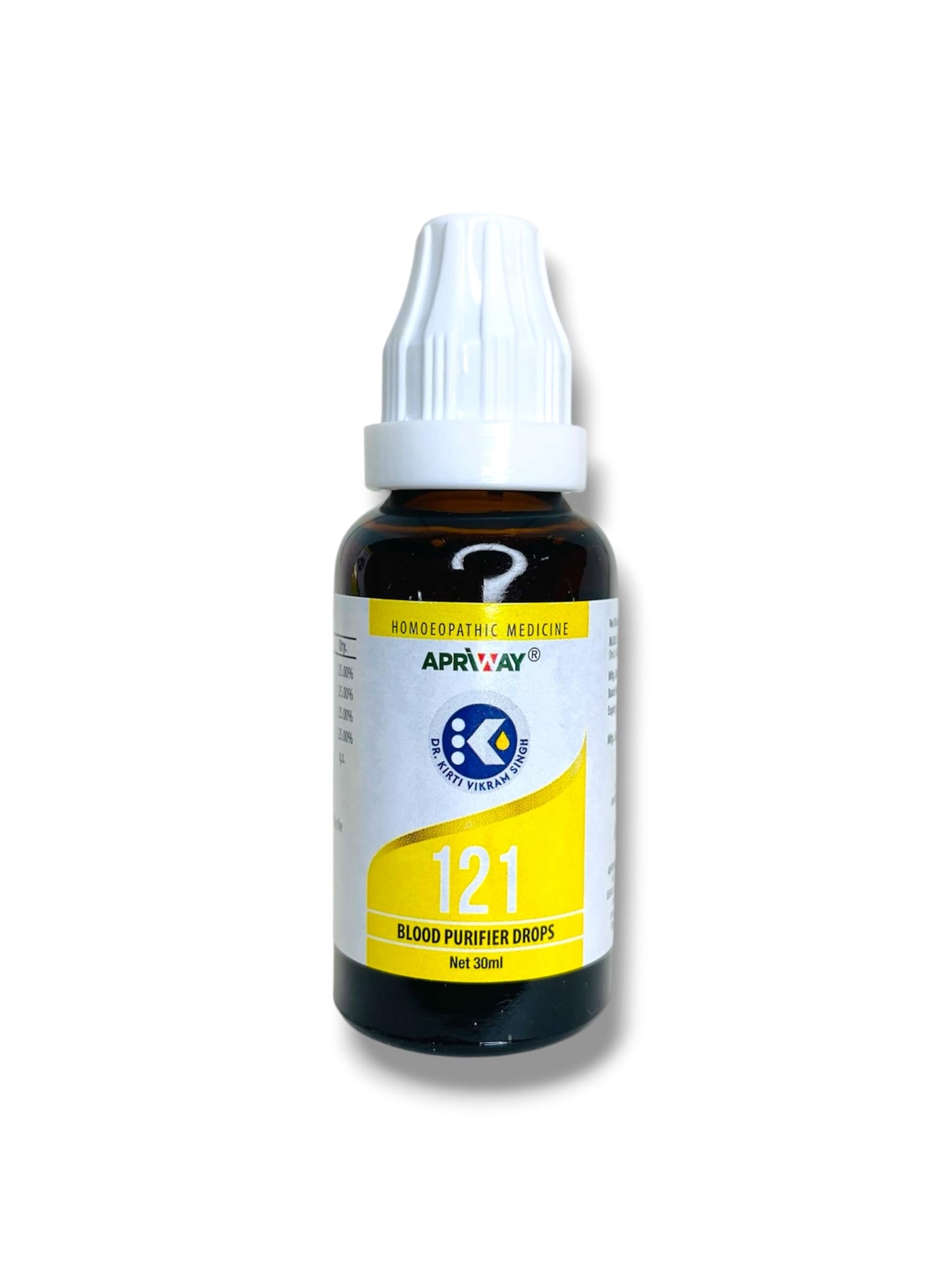 Dr Kirti Vikram 121 Drop 30ML Apriway (Pack Of 1)