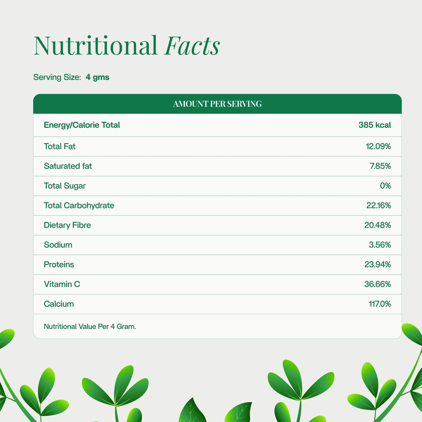 Maadico Organic Moringa Powder, 200 Gms | Rich In Vitamins, Minerals, Antioxidants, Fibre, Plant Protein & Healthy Fats | Nutrient-Rich Superfood for Energy, Immunity & Daily Wellness |