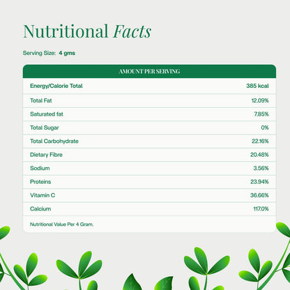 Maadico Organic Moringa Powder, 200 Gms | Rich In Vitamins, Minerals, Antioxidants, Fibre, Plant Protein & Healthy Fats | Nutrient-Rich Superfood for Energy, Immunity & Daily Wellness |