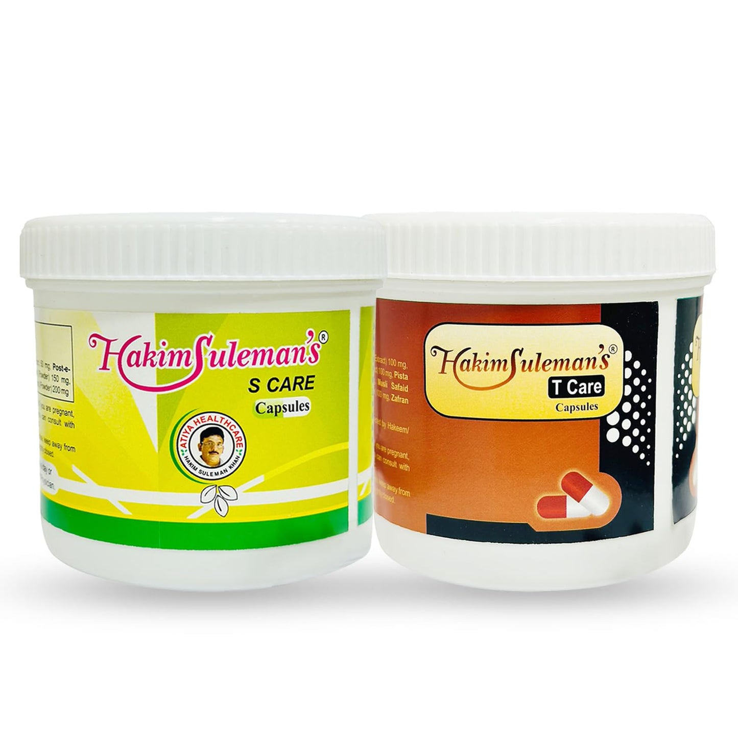 Hakim Suleman's S Care and T Care Capsule Combo Pack | Dual Wellness Support Combo | Everyday Care Value Pack