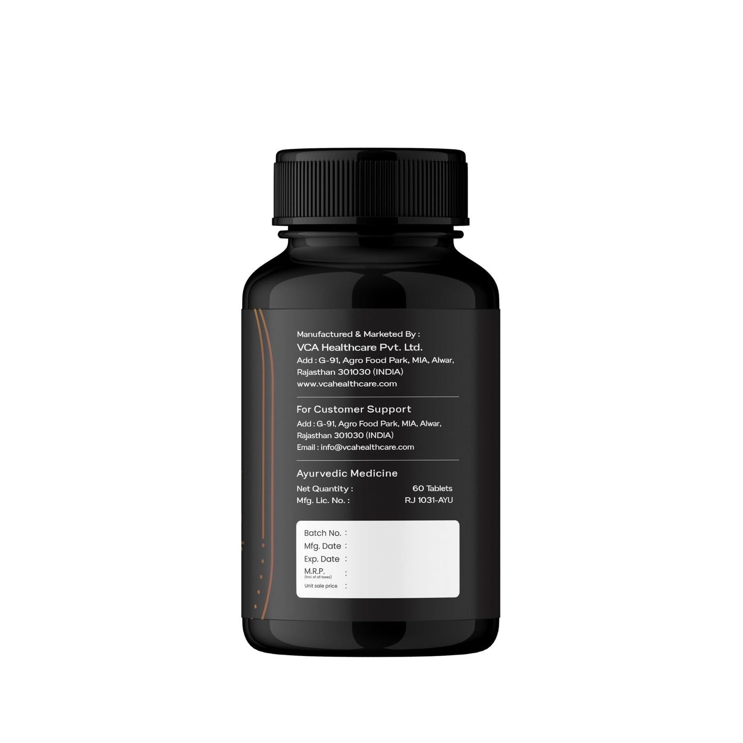VCA Healthcare Triphala Extract Tablets | Ayurvedic Herbal Supplement for Digestive & Detox Support | Gut Health & Constipation Support | Natural Cleanse and Metabolism Support (Pack of 1)