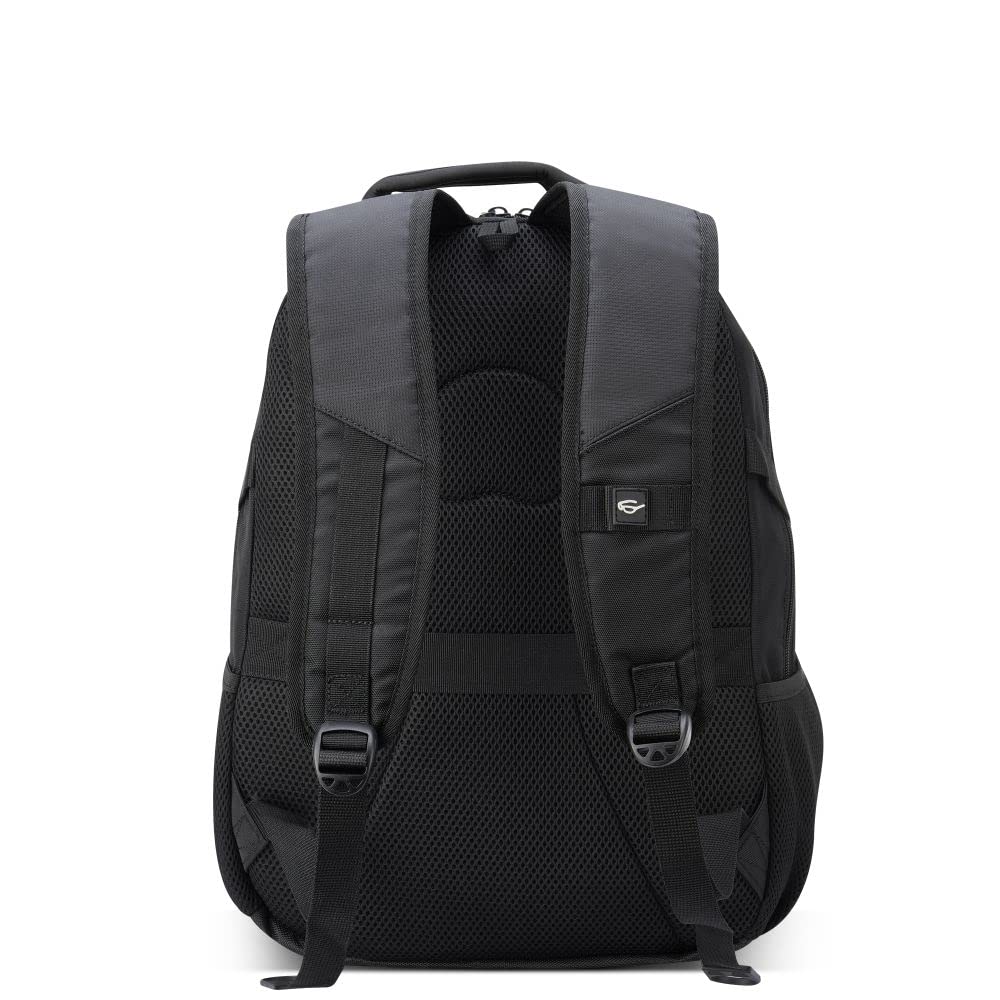 Delsey Paris Black Laptop Backpack For Men And Women (Element) 15.6 Inch