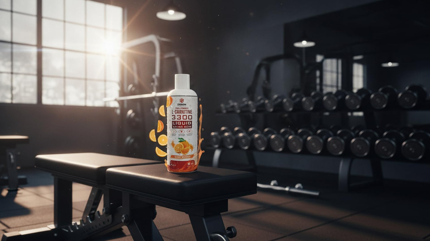 Zedon Nutrition Liquid L-Carnitine | 3300 mg Orange Flavour Drink | Fat Burner & Energy Booster | Helps Convert Fat to Energy | Weight Loss Supplement for Men & Women