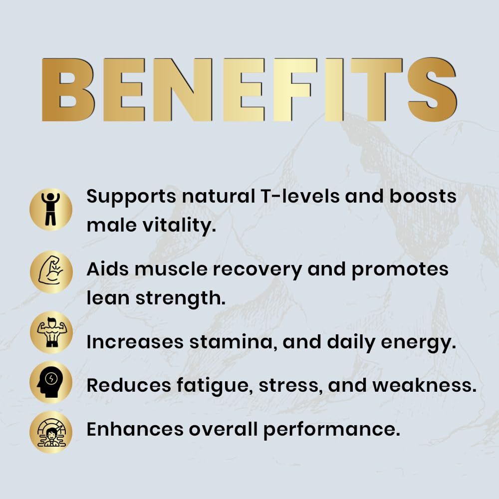 RediClinic Shilajit/Shilajeet Capsules for Stamina, Muscle Growth & Energy | Swarna Bhasma, Gokshura, Ashwagandha |Shilajit for Men | 100% Ayurvedic | Pack of 1-60 Capsules