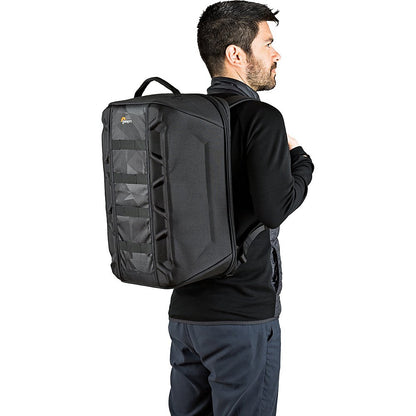 Lowepro 3 Compartments Droneguard Bp 400 - Lightweight Professional And Commercial Drone Backpack For Dji Phantom Series 1-4 Drone, Laptop, And Tablet., Black, 2 Litres