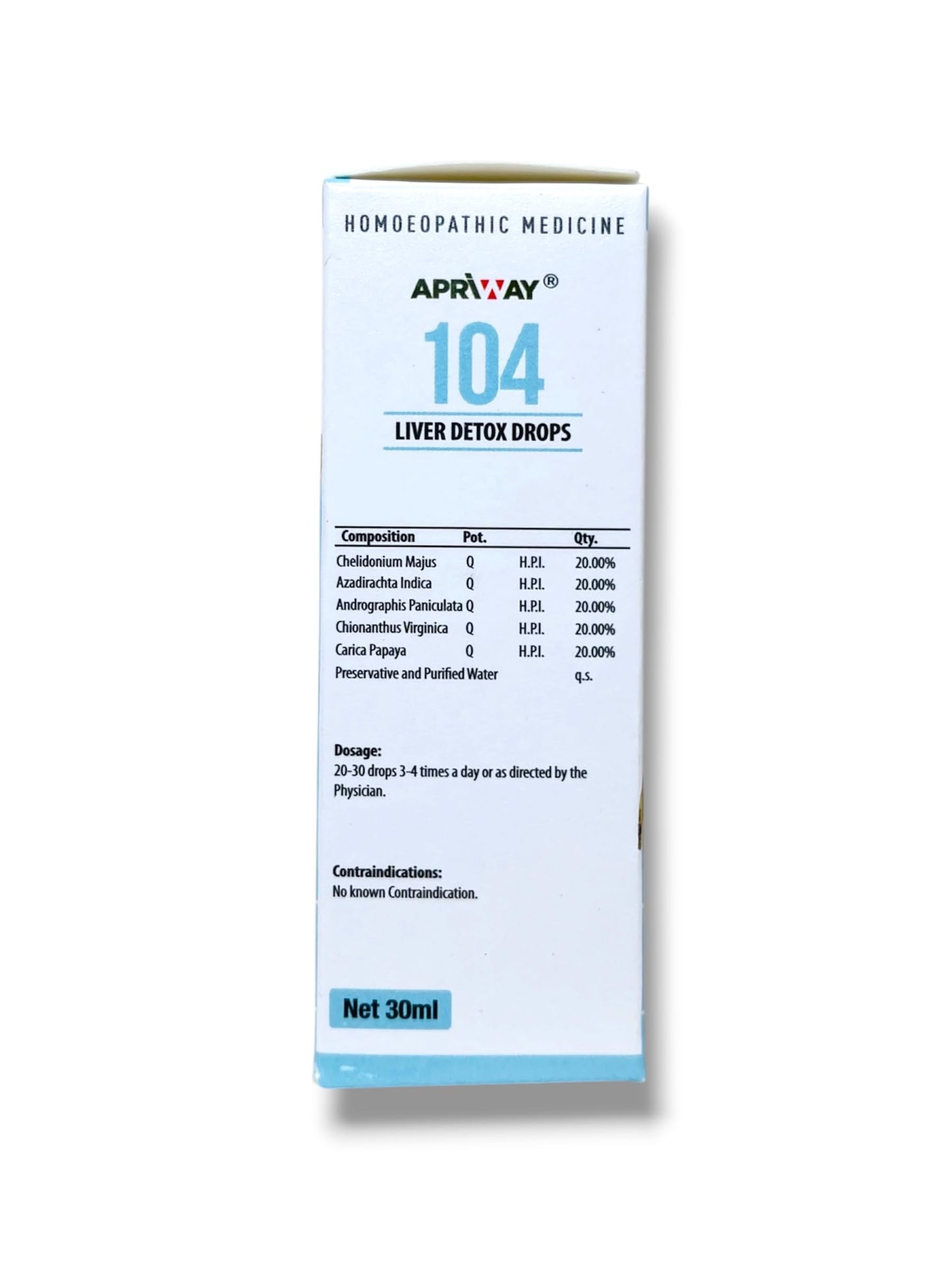 Dr Kirti Vikram 104 Drop 30ML Apriway (Pack Of 1)