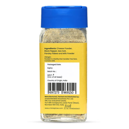 CRISTA Roman Cacio e pepe | Premium Herbs & Spices Blends | No Onion | No Garlic | Zero added Colours, Fillers, Additives & Preservatives | 40gms