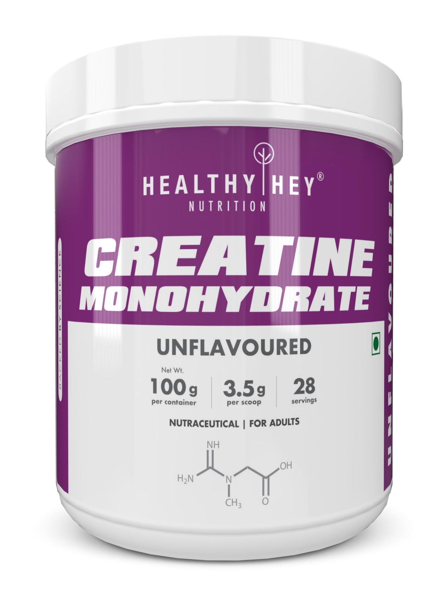 HealthyHey Sports CreaPure Creatine Monohydrate for Muscle Building & Performanc