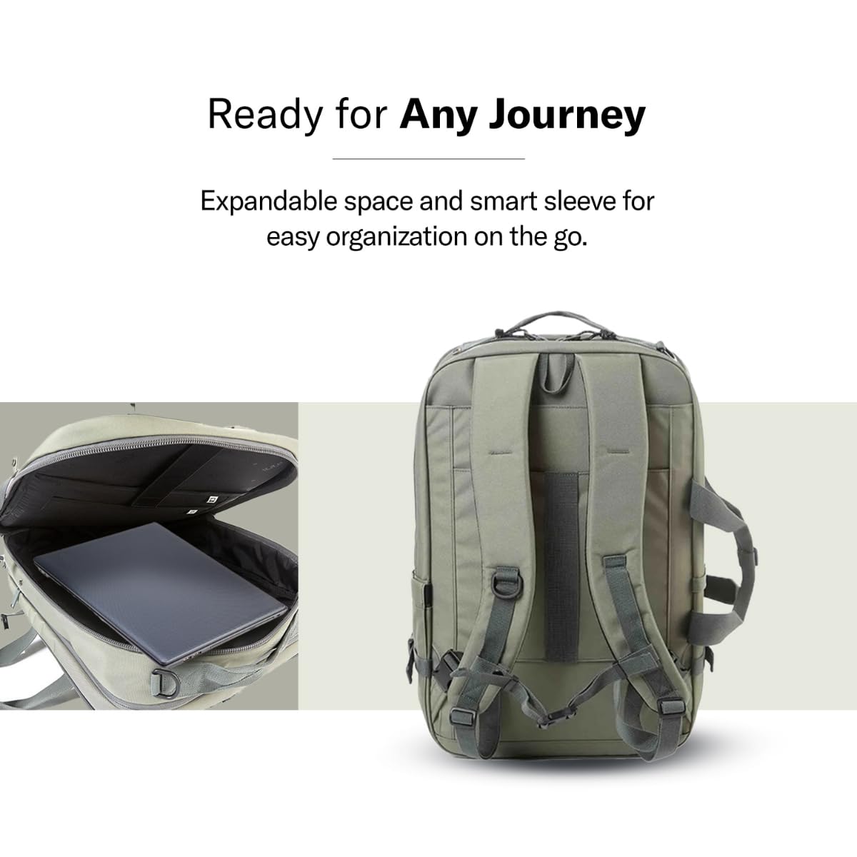 Samsonite Red Vickson 3Way Backpack 34 Cms Khakhi Polyester Premium Laptop Backpacks for Travel 17" laptop & Ipad compatible