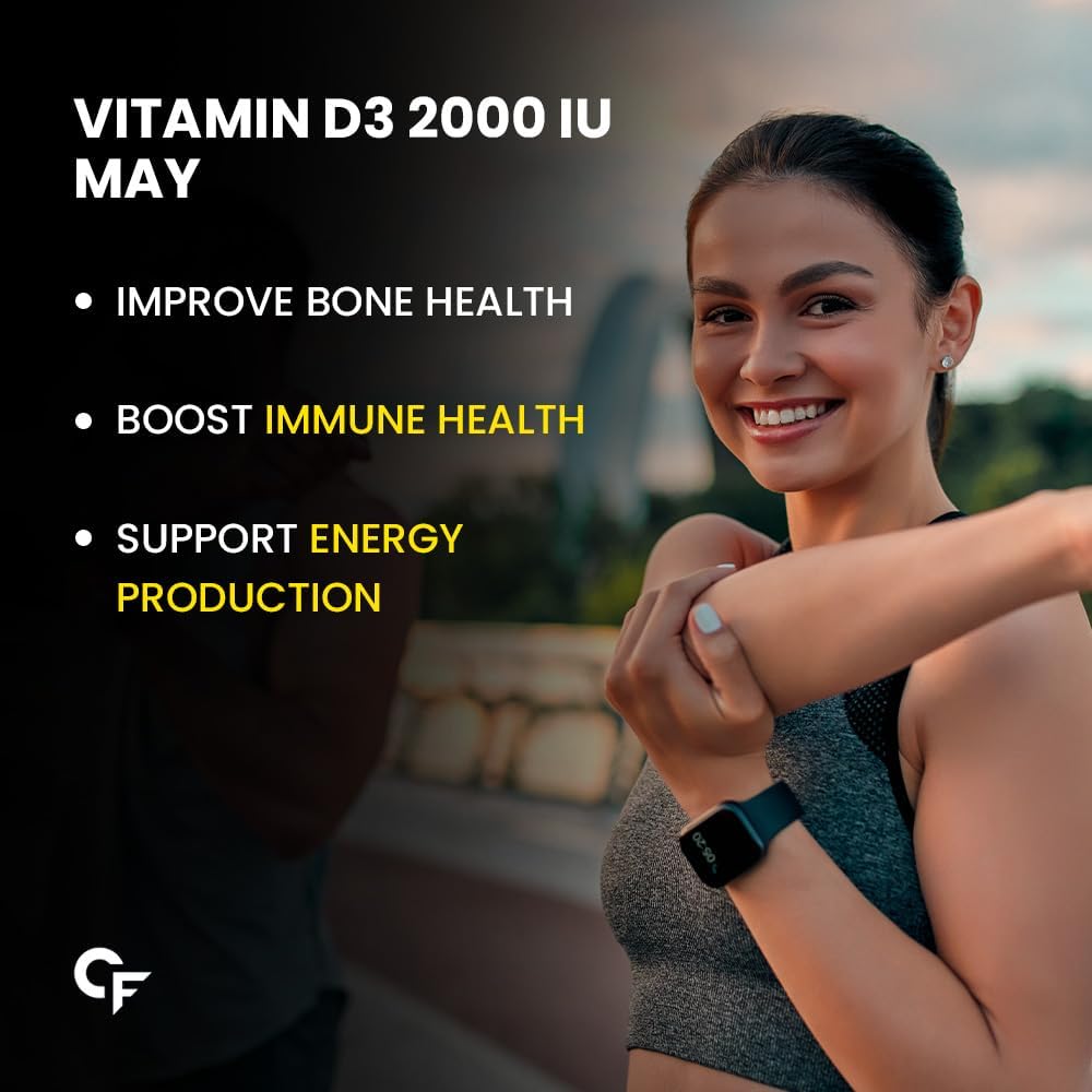 Carbamide Forte Vitamin D3 2000IU | Vitamin D Tablets | D3 supplement - Cholecalciferol for Bone & Immune Health | Vitamin D3 Tablets for Women & Men | Raspberry Flavour - 90 Tablets