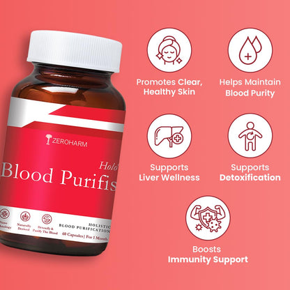 ZEROHARM Holo Blood Purifis | Ayurvedic Blood Purifier & Detox Suppleme- image 5
