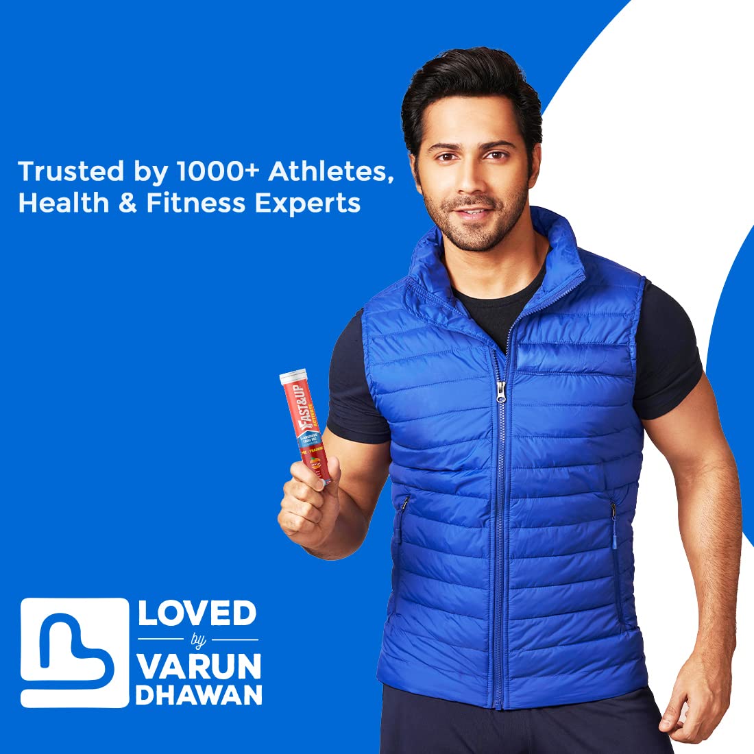 Fast&Up Activate- Caffeine Free Pre-training Drink- 1500 mg L-Arginine & other Active Nutrients- Prevents Oxidative Stress, Boosts Stamina & Metabolism-Orange Flavour- Pack of 20 Effervescent Tablets