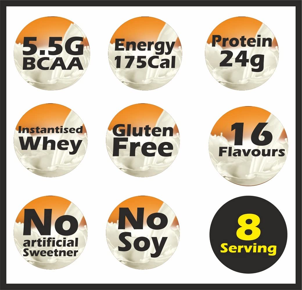 Develo Whey Protein Powder - 500 g (Kesar Badam)- image 4