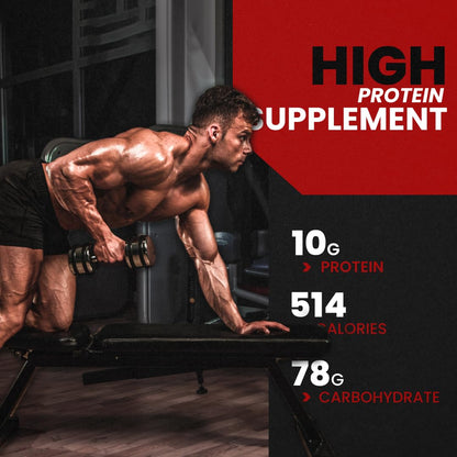 Mypro Sport Nutrition Complex Weight Gainer High Protein Supplement Powder(10g Protein,514g Calories,78g Carbs,25g Vitamins,Serving-33 Scoops) For Men & Women-Chocolate Flavour-1 Kg