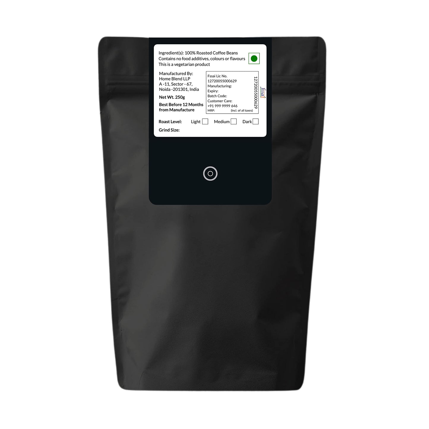 Home Blend Coffee Roasters-Whole Bean Coffee Bag-Mysore Nuggets Extra Bold-Indian Specialty Coffee-Plantation Aaa Arabica (100%)-Pack Of 250G (Medium Roast)