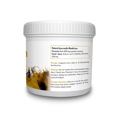 Hakim Suleman's Gond Siyah Capsule - 100% Natural, Organic Ayurvedic Health Supplement for Immunity, Bone Strength & Energy - 60 Capsule